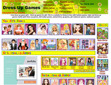 Tablet Screenshot of dressupgames.igrimomicheta.net